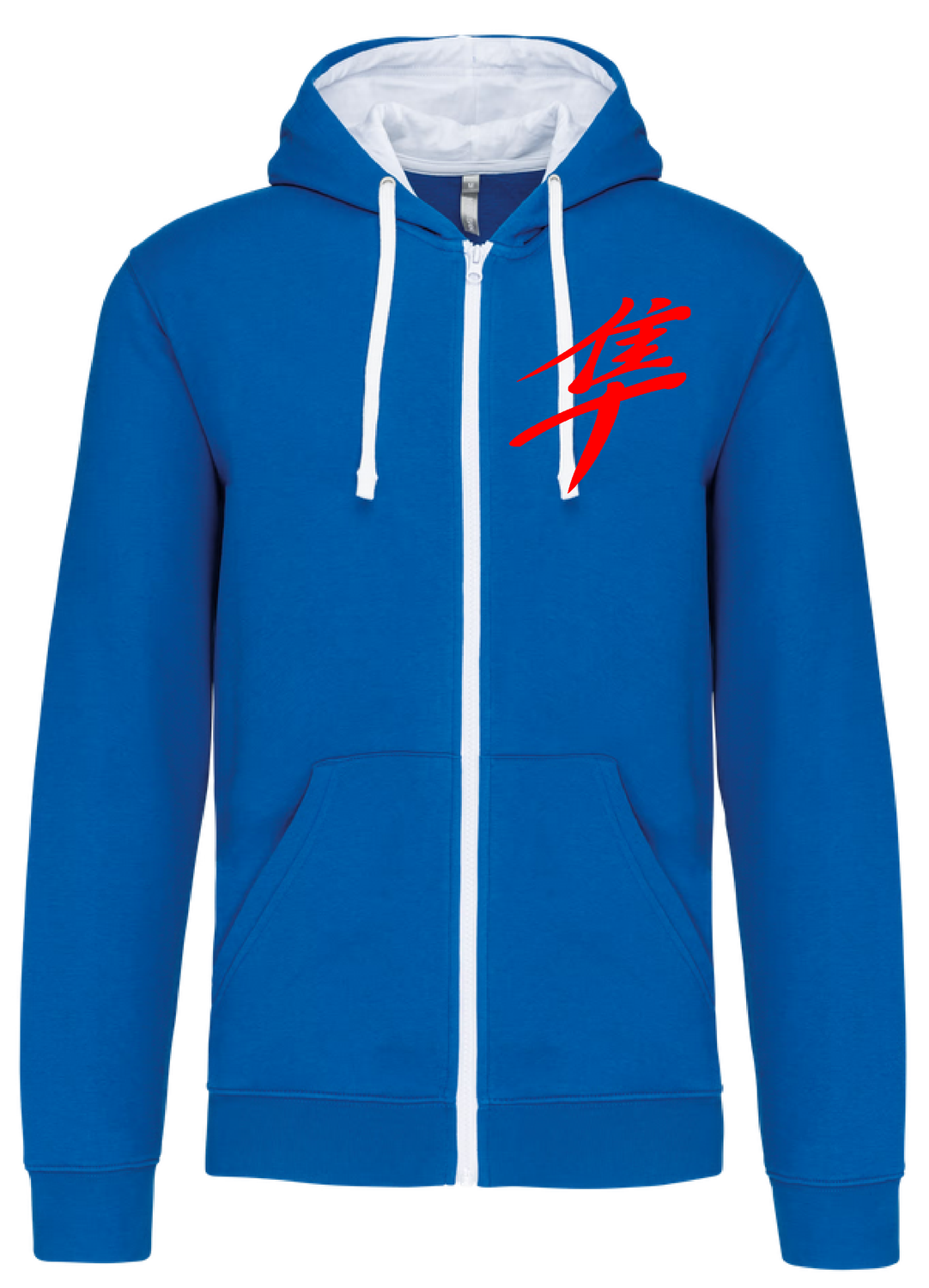 Sweat shirt zippé capuche kanji Gen1