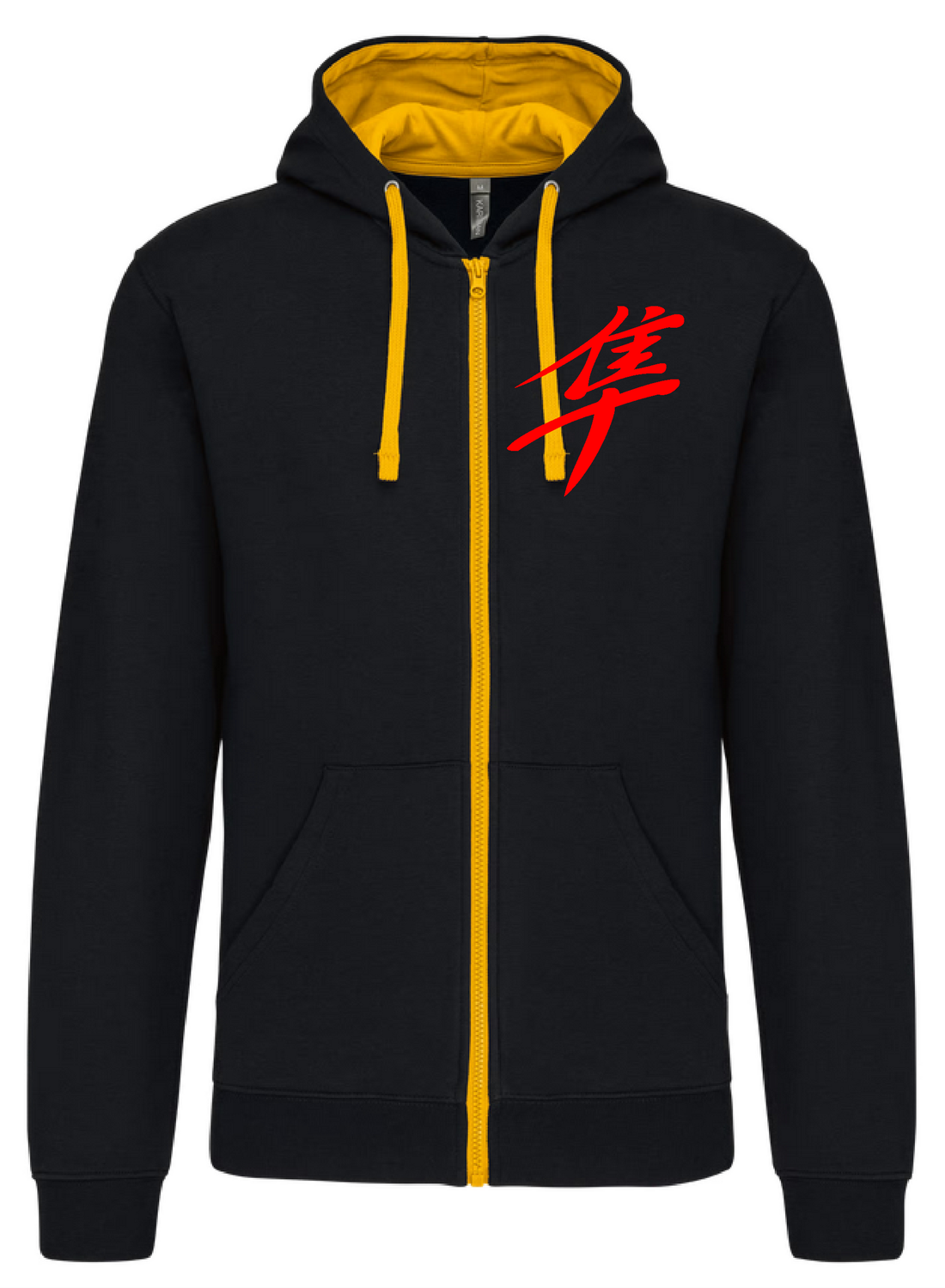 Sweat shirt zippé capuche kanji Gen1