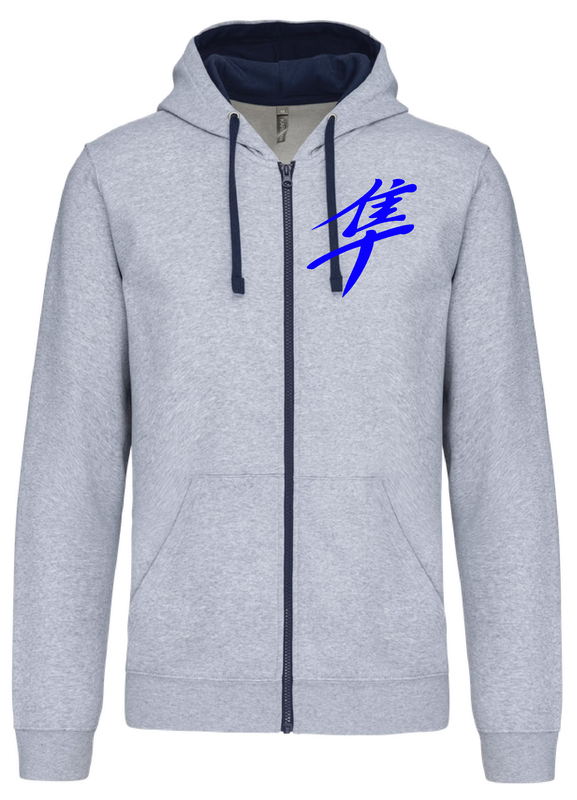 Sweat Shirt Capuche Zippé Kanji Gen1