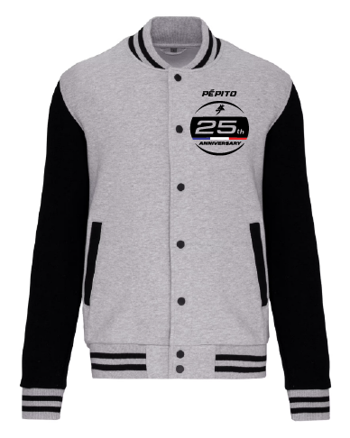 Blouson molleton teddy unisexe 25 TH Anniversary