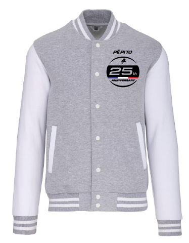 Blouson molleton teddy unisexe 25 TH Anniversary