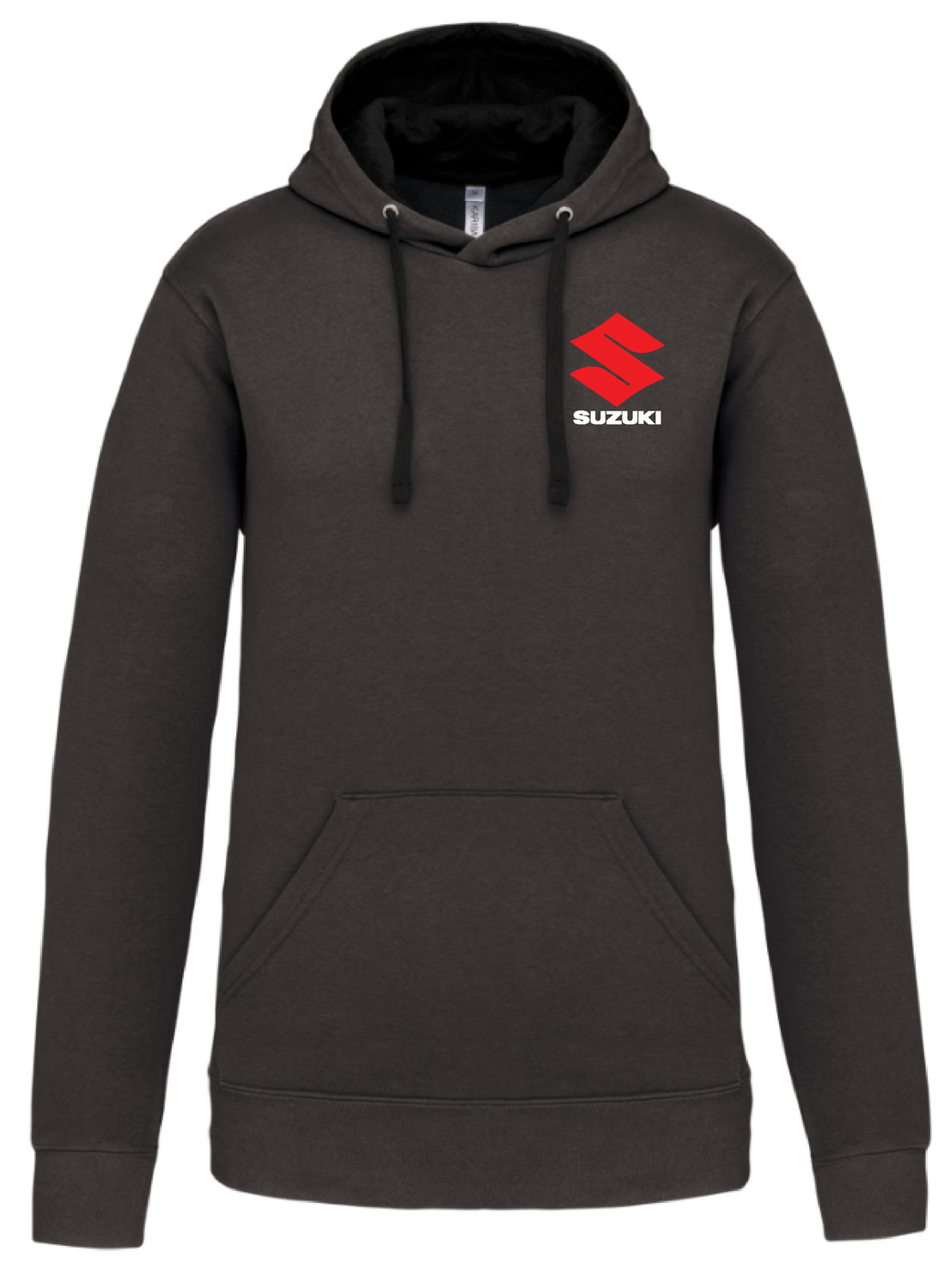 Sweat shirt capuche contrastée