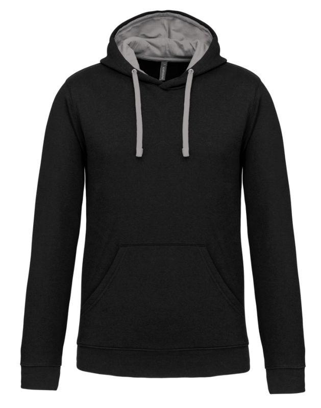 ​Sweat shirt capuche contrastée