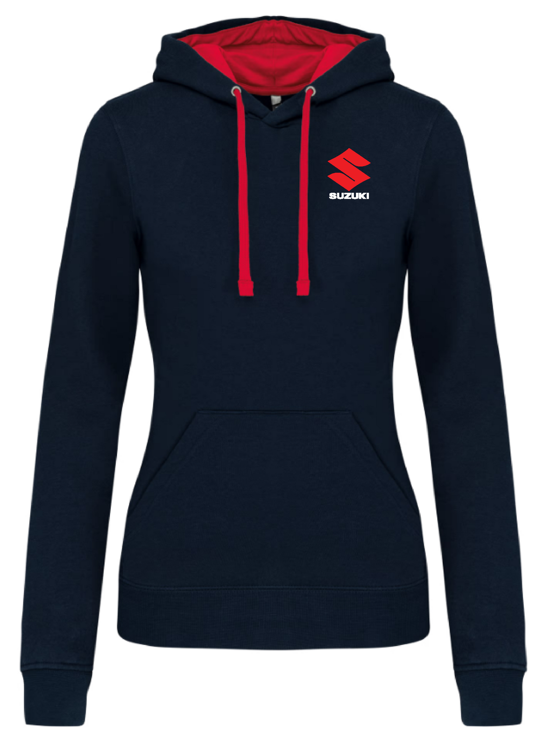 ​Sweat shirt capuche contrastée