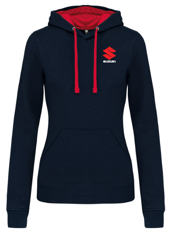 ​Sweat shirt capuche contrastée