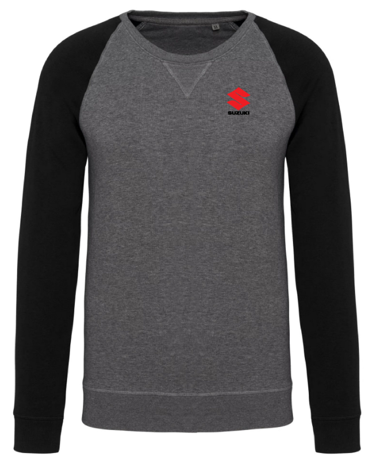 ​Sweat shirt French Terry bio bicolore col rond