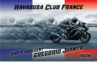ADHÉSION HAYABUSA CLUB FRANCE 2026 ADHÉSION HAYABUSA CLUB FRANCE 2026