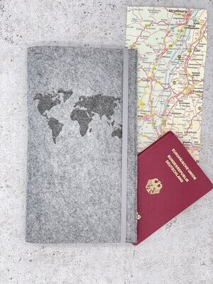 Hülle | Reisepass und Flugdokumente | Landkarte
