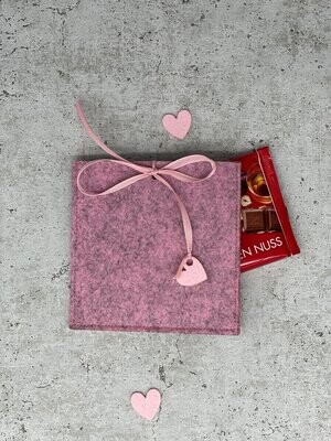 Geschenkverpackung | quadratische Schokolade