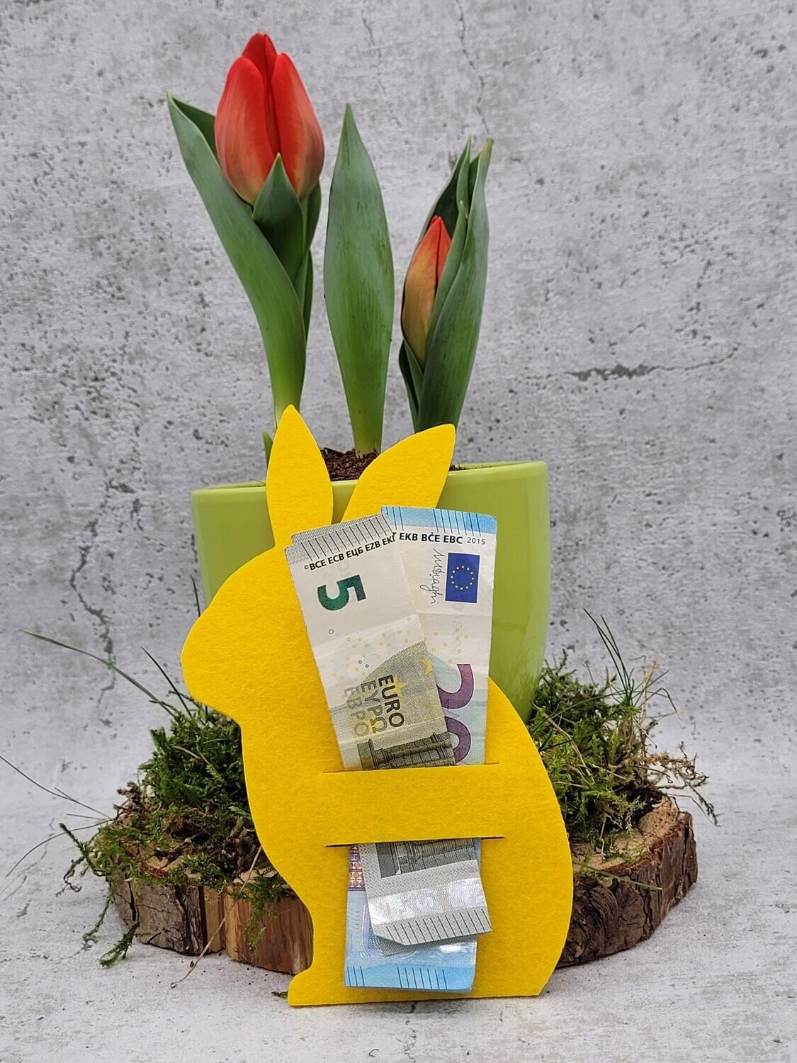 OSTERANGEBOT Halterung Geld oder Schoki | Häschen Bruno