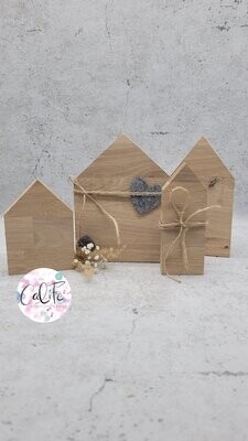 4er Set Holzhäuser 4er Set Holzhäuser