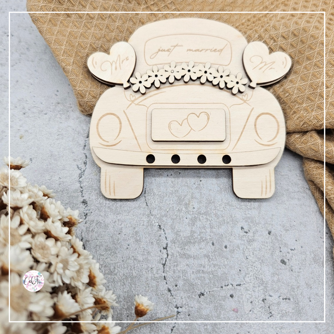 Geldgeschenk zur Hochzeit | Hochzeitsauto