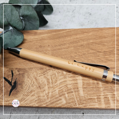 Kugelschreiber Bambus | be happy Kugelschreiber Bambus | be happy