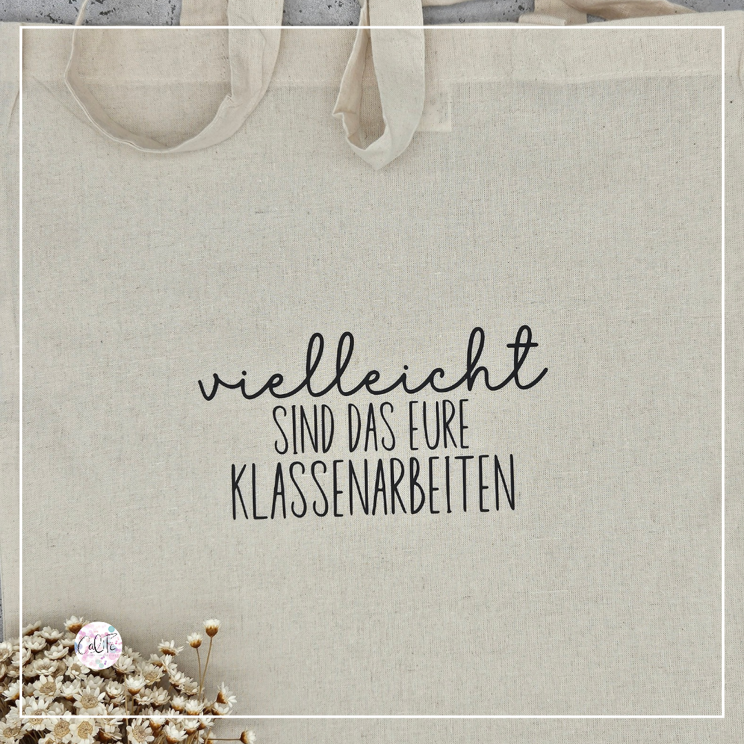Baumwolltasche | vielleicht sind das...
