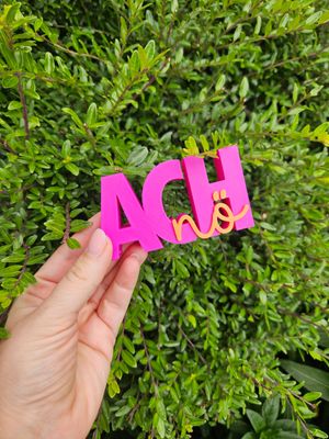 Ach nö Schriftzug | 3D Druck Ach nö Schriftzug | 3D Druck