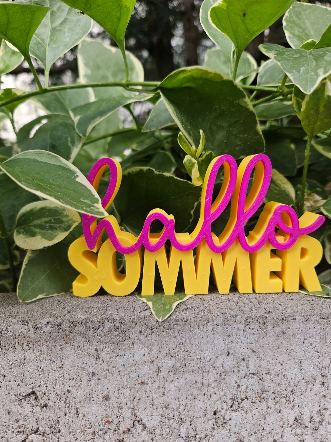 hallo Sommer | 3D Druck