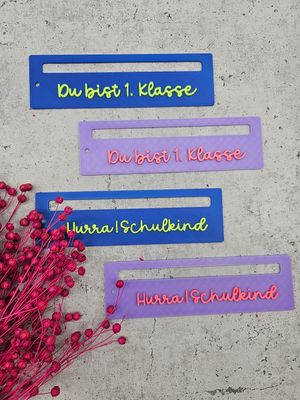 Lesehilfe Du bist erste Klasse | 3D Druck Lesehilfe Du bist erste Klasse | 3D Druck