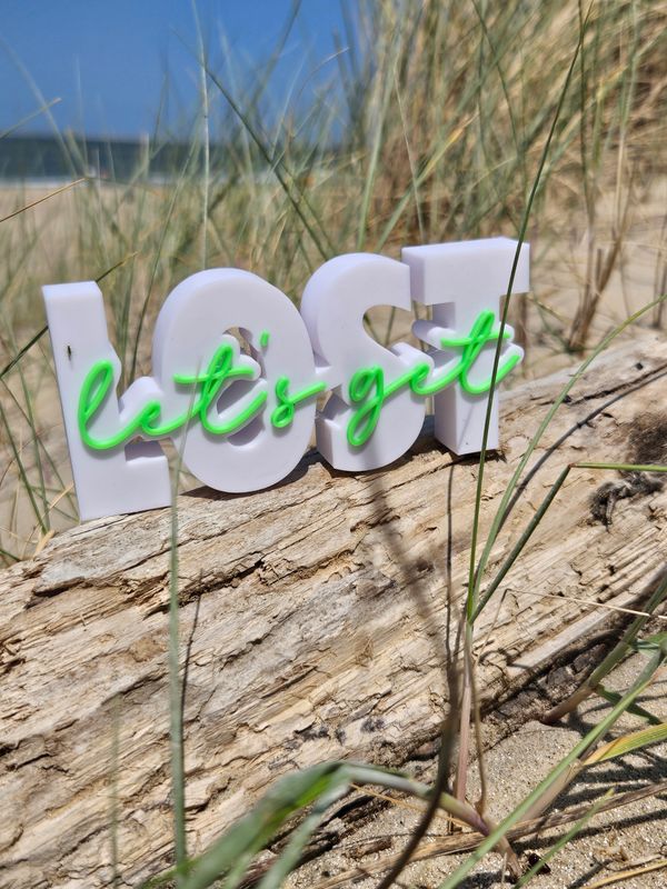 Lets get lost | 3D Druck Lets get lost | 3D Druck