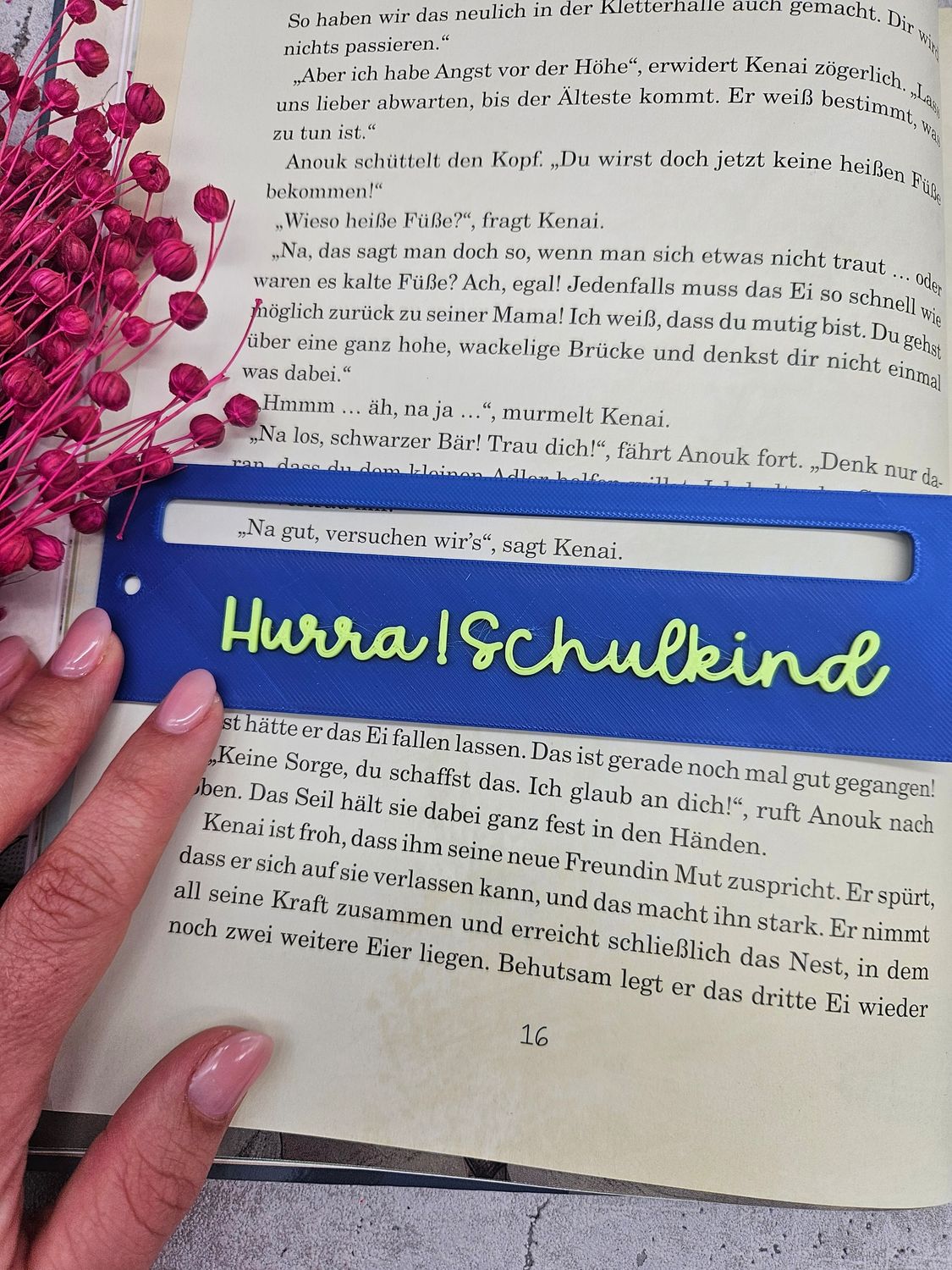 Lesehilfe Hurra Schulkind | 3D Druck