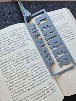 Lesezeichen Lehrer mit Klasse | 3D Druck Lesezeichen Lehrer mit Klasse | 3D Druck