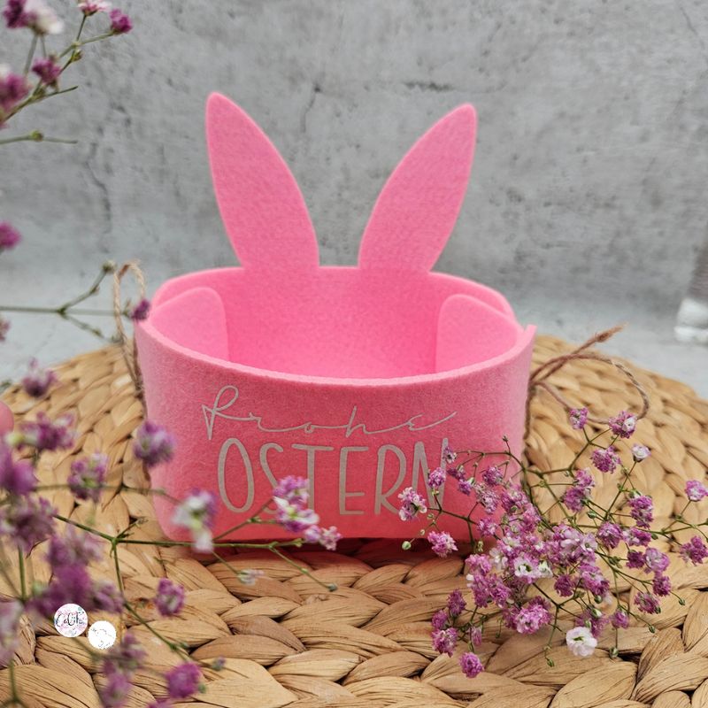 Hasenkörbchen | frohe Ostern | rose