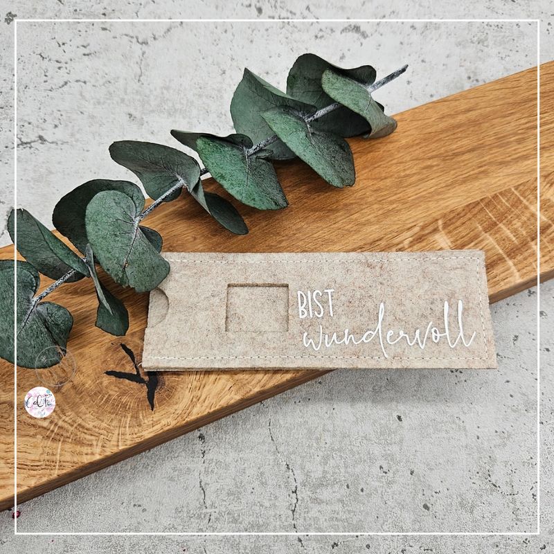 Schokoriegel Botschaft |  Du bist wundervoll