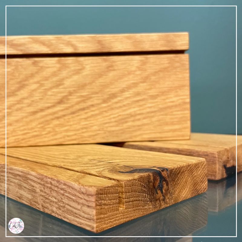 LUX Naturholz | Holz-Ständer | mit Schlitz