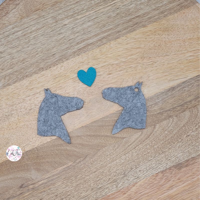 10 x Anhänger | Pferdekopf