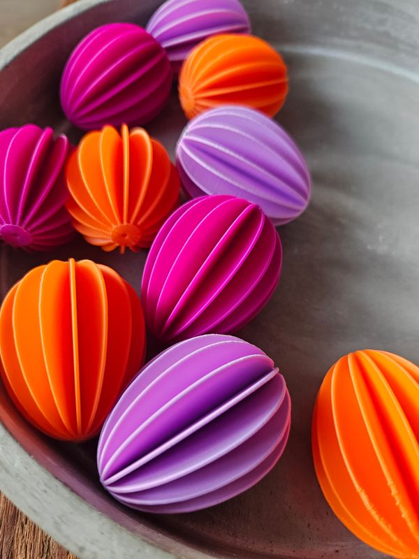 6er Set Eier Anhänger | 3D Druck