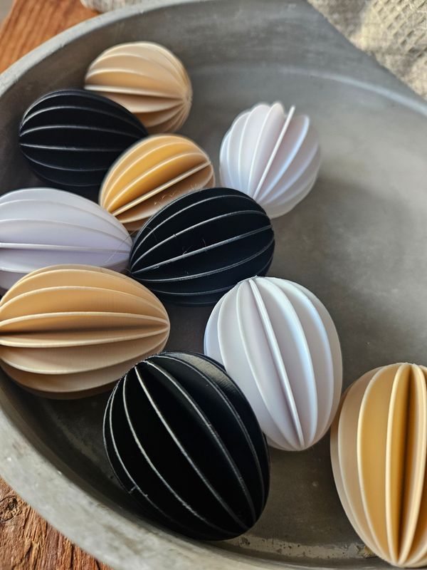 9er Set Eier Anhänger | 3D Druck
