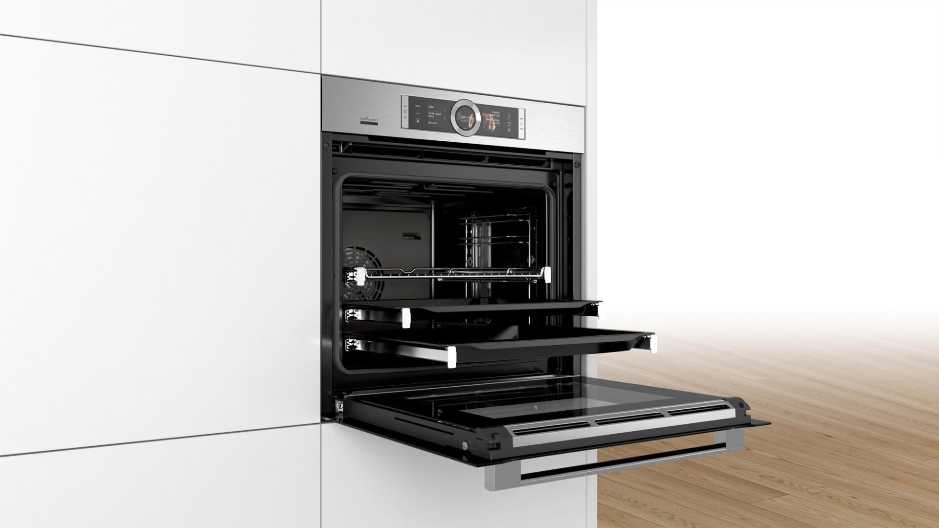 Bosch | Serie | 8, Horno con vapor, 60 x 60 cm,, HSG636XS6
