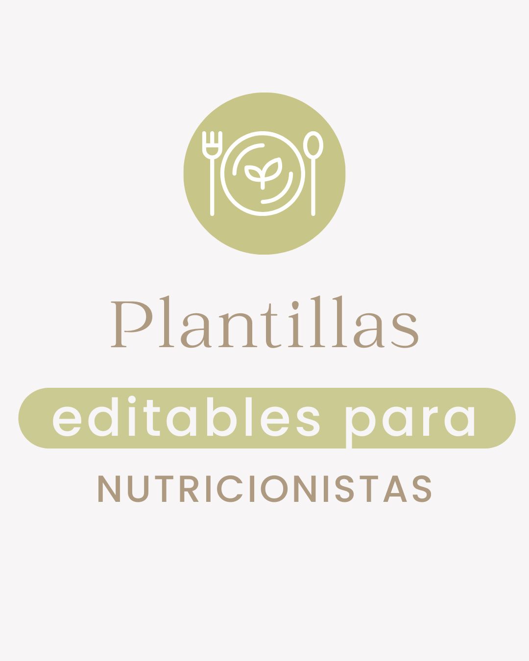 Plantillas posts nutri / food