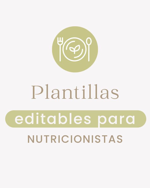 Plantillas posts nutri / food