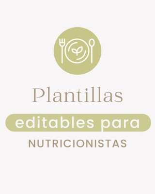 Plantillas posts nutri / food