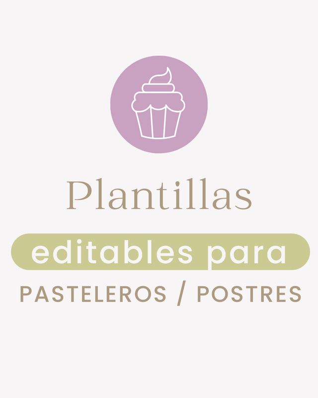 Plantillas posts repostería