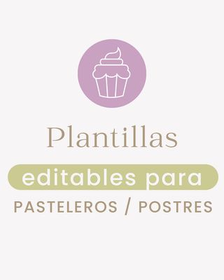 Plantillas posts repostería