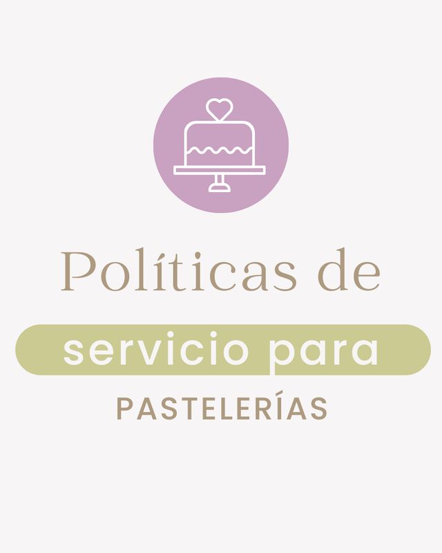 Políticas de ventas para pastelerías
