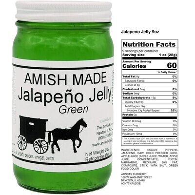 Jalapeno Jelly (Green) - Amish Buggy