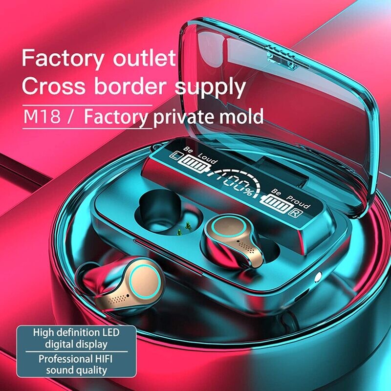 Auriculares bluetooth M18