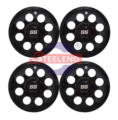 Wheel Covers - 10&quot; SS Black (Set of 4)