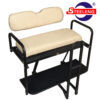 CLUB CAR PRECEDENT REAR FLIP SEAT MODEL YEAR 2004-PRESENT (BUFF CUSHION W/T GRAB BAR ATTACHMENT)