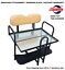 EZGO TXT REAR FLIP SEAT TAN WITH GRAB BAR HANDLE