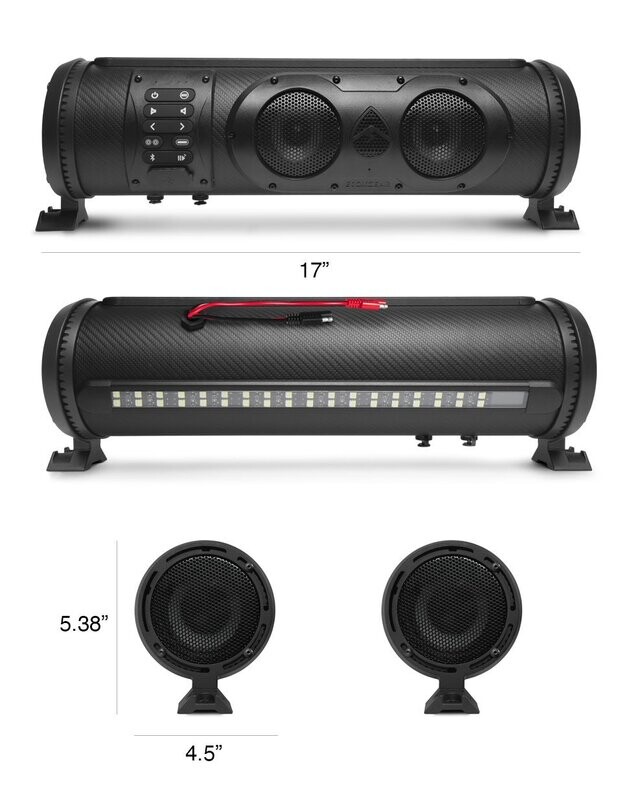 ECOXGEAR Sound Extreme 18&quot; Sound Bar 300 Watt - 12 V Power Supply