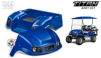 EZ GO TXT Titan Body Kit with Grill Insert and LED Light Kit - DoubleTake