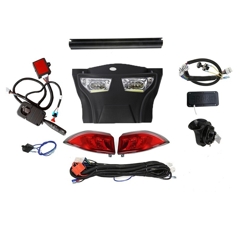 Club Car Precedent - Iron Man Deluxe High/Low Beam LED Headlight Kit (Iron Man Bumper)