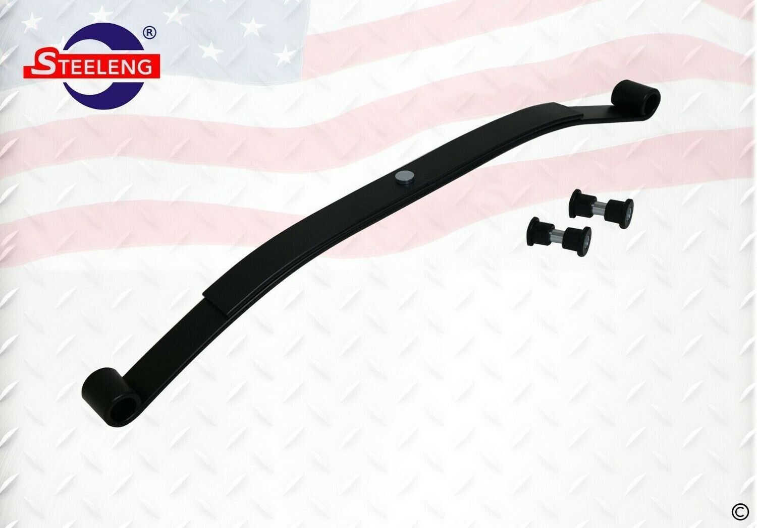 Club Car DS / Precedent Heavy Duty Front Leaf Springs for Model Years 1982+ (2 Leafs)