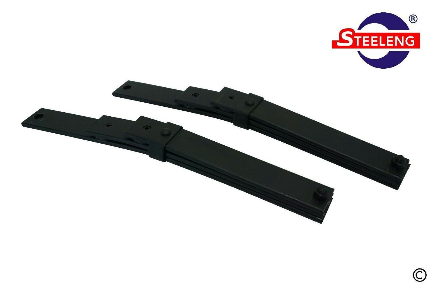 EZGO TXT Electric or Gas Golf Cart Front Leaf Springs  Model Years - 2003-Up - (3 Leaf/Set of 2)