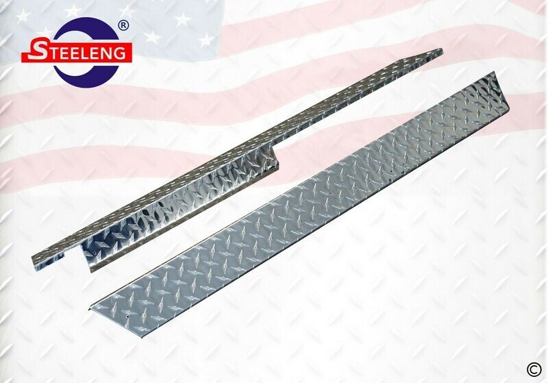 SGC Rocker Panels Polished Aluminum Diamond Plate for EZGO TXT (1996-2013) (set of 2)