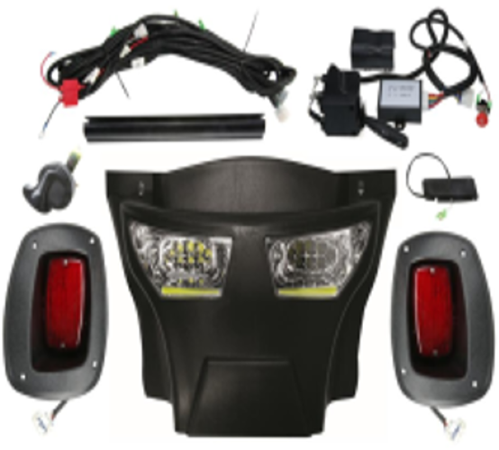 EZGO RXV Iron Man LED Deluxe High/Low Beam Street Legal Light Kit