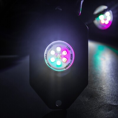 LOYO RGBW LED Rock Light - 4 Pod